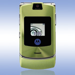 Сотовый телефон Motorola RAZR V3i celery green
