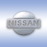 Металлическая наклейка  NISSAN