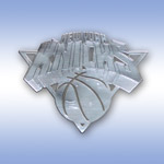 Металлическая наклейка  New-York Knicks